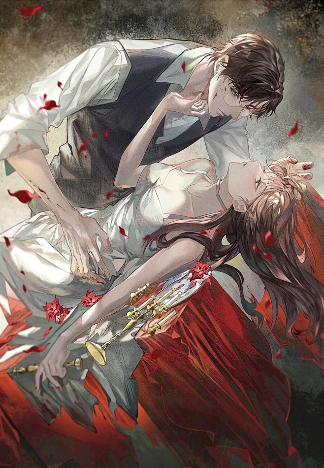 他对玫瑰动了心